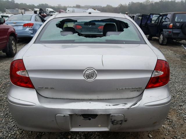 2G4WE587761157611 - 2006 BUICK LACROSSE C SILVER photo 9