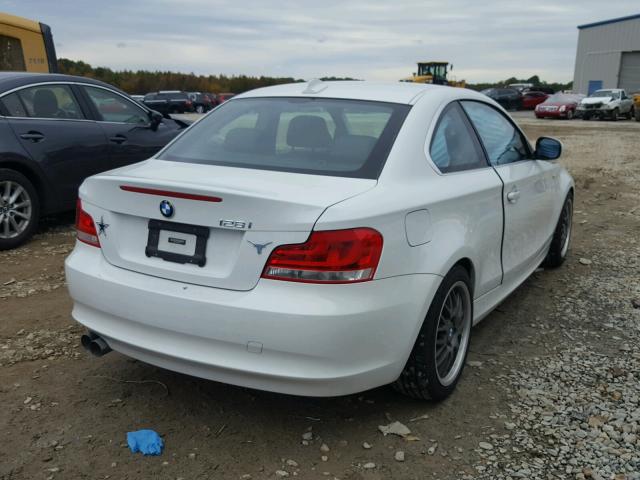 WBAUP9C57DVS94849 - 2013 BMW 128 I WHITE photo 4