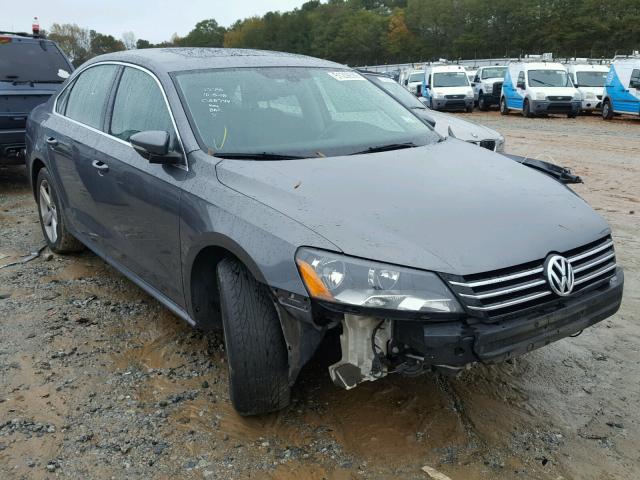 1VWBP7A39CC058744 - 2012 VOLKSWAGEN PASSAT SE GRAY photo 1