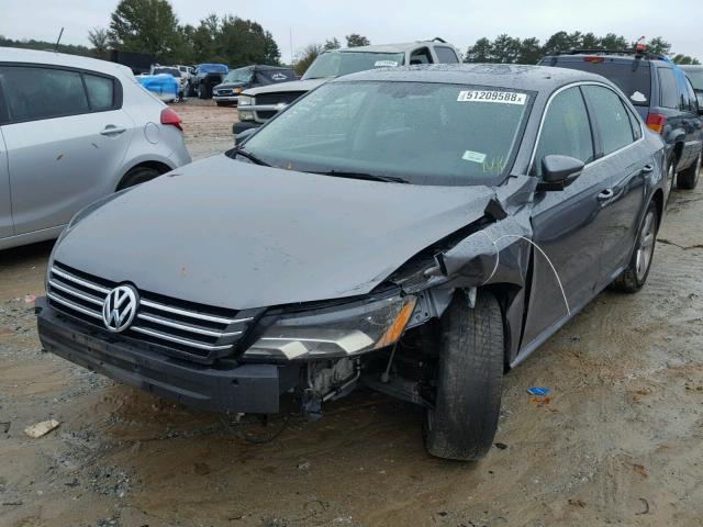 1VWBP7A39CC058744 - 2012 VOLKSWAGEN PASSAT SE GRAY photo 2