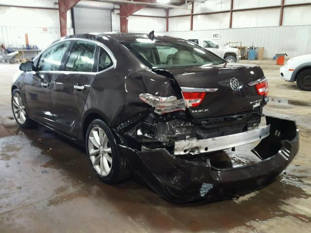 1G4PP5SK4C4193820 - 2012 BUICK VERANO BROWN photo 3