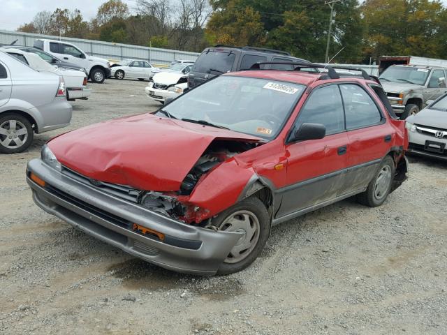 JF1GF2355SG816475 - 1995 SUBARU IMPREZA L/ RED photo 2