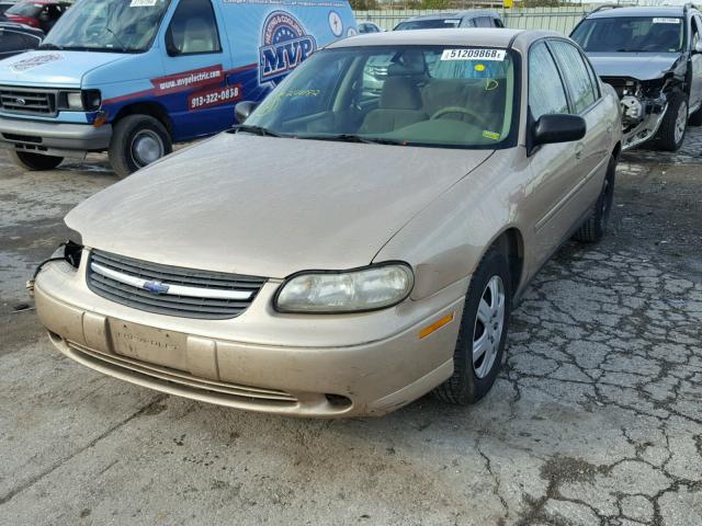 1G1ND52F45M254182 - 2005 CHEVROLET CLASSIC BEIGE photo 2