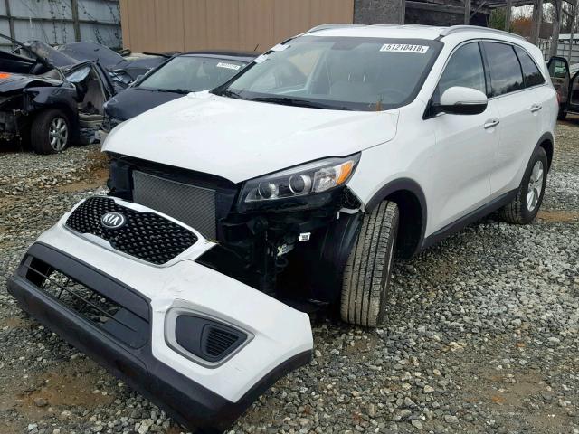 5XYPG4A33GG095071 - 2016 KIA SORENTO LX WHITE photo 2