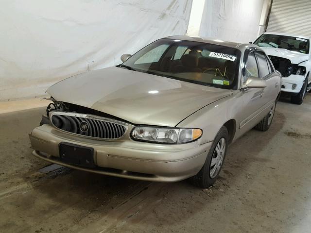 2G4WS52J321135502 - 2002 BUICK CENTURY CU TAN photo 2