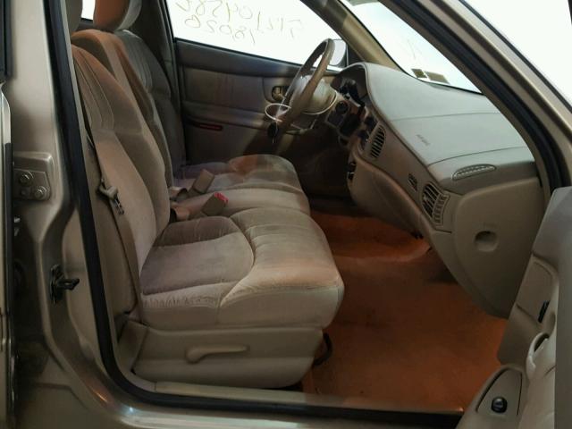 2G4WS52J321135502 - 2002 BUICK CENTURY CU TAN photo 5