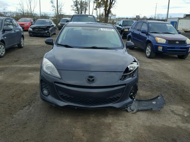 JM1BL1M51D1724145 - 2013 MAZDA 3 S BLACK photo 9