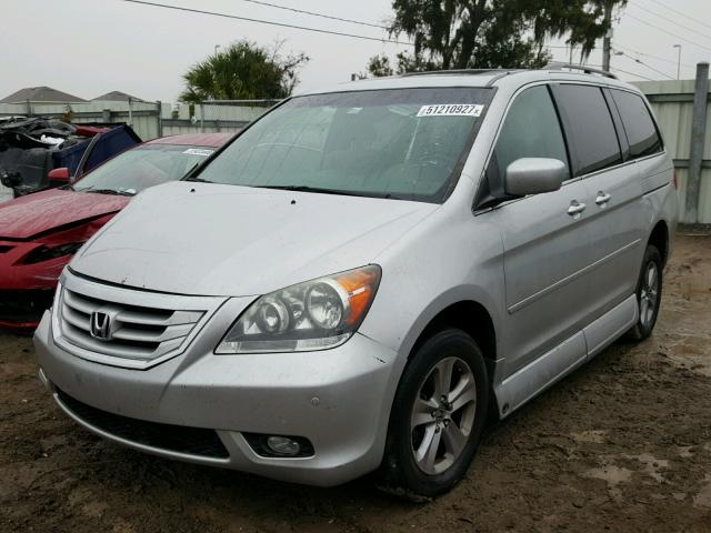 5FNRL3H9XAB030709 - 2010 HONDA ODYSSEY TO SILVER photo 2