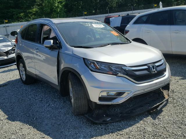 2HKRM3H71FH520394 - 2015 HONDA CR-V EXL SILVER photo 1