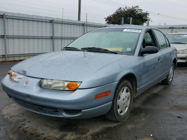 1G8ZH52851Z341904 - 2001 SATURN SL1 BLUE photo 2