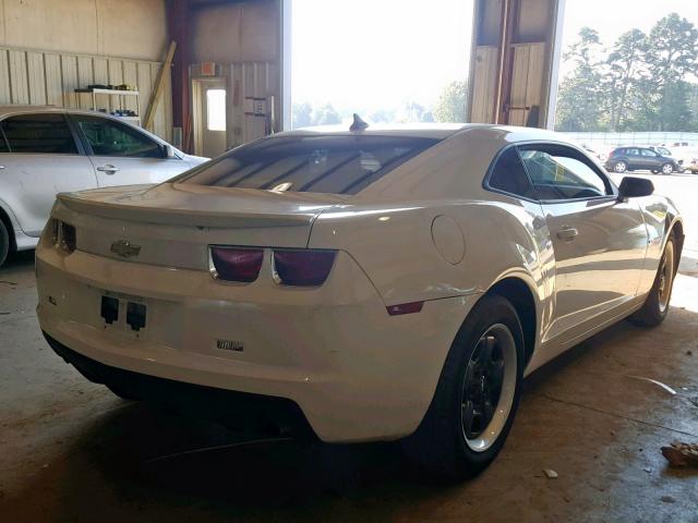 2G1FA1E32D9240820 - 2013 CHEVROLET CAMARO LS WHITE photo 4