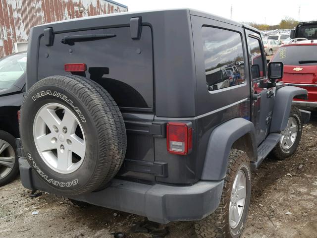 1J4AA2D15AL140393 - 2010 JEEP WRANGLER S BLACK photo 4