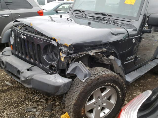 1J4AA2D15AL140393 - 2010 JEEP WRANGLER S BLACK photo 9