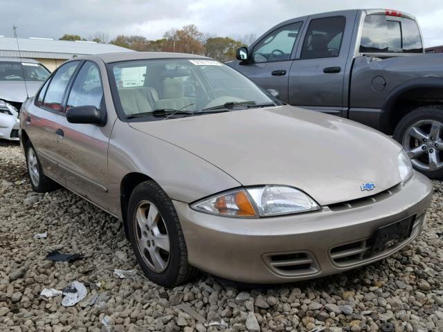 1G1JF5245Y7240561 - 2000 CHEVROLET CAVALIER L TAN photo 1