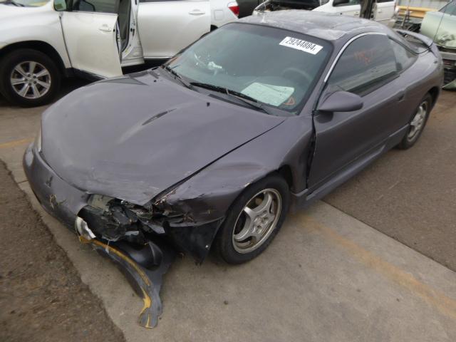 4A3AK44YXVE036971 - 1997 MITSUBISHI ECLIPSE GS GRAY photo 2