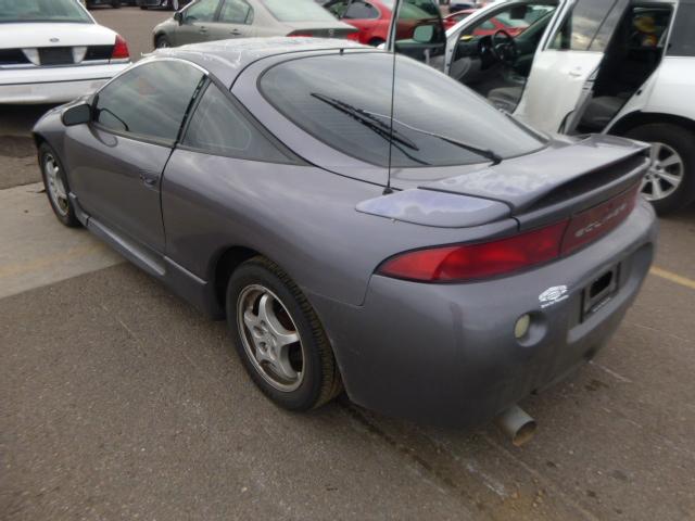 4A3AK44YXVE036971 - 1997 MITSUBISHI ECLIPSE GS GRAY photo 3