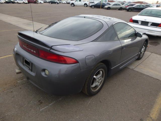 4A3AK44YXVE036971 - 1997 MITSUBISHI ECLIPSE GS GRAY photo 4