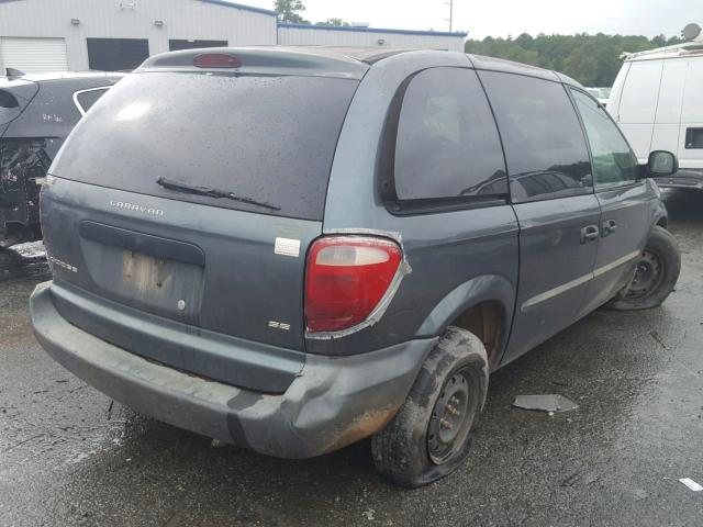 1D4GP25373B101394 - 2003 DODGE CARAVAN SE GREEN photo 4