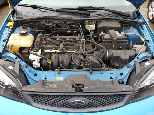 1FAFP34N67W198304 - 2007 FORD FOCUS ZX4 BLUE photo 7