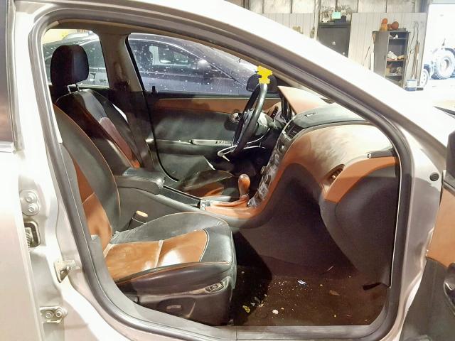1G1ZK57B99F180250 - 2009 CHEVROLET MALIBU LTZ ვერცხლისფერი ფოტო 5