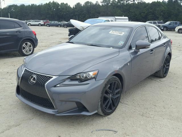 JTHBE1D20F5015085 - 2015 LEXUS IS 350 GRAY photo 2