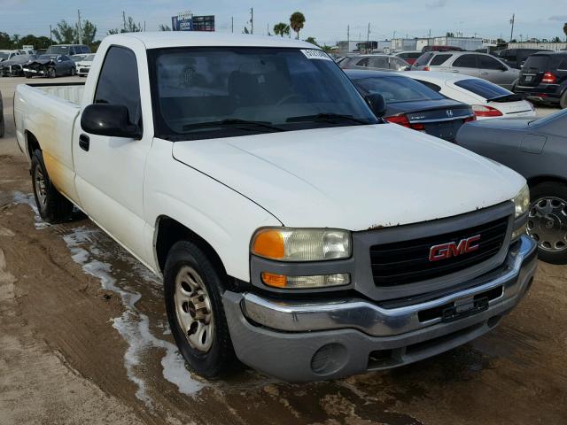 1GTEC14X55Z115058 - 2005 GMC NEW SIERRA WHITE photo 1