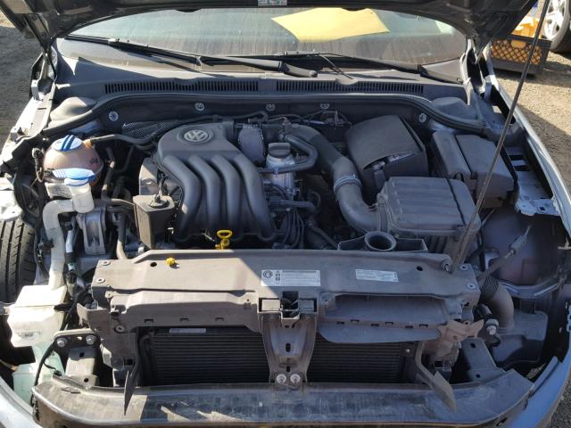 3VW2K7AJXEM219035 - 2014 VOLKSWAGEN JETTA BASE 灰色 照片 7