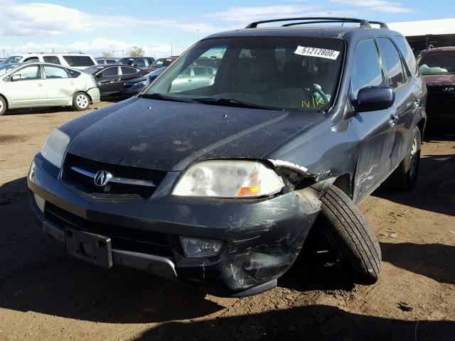 2HNYD18653H538399 - 2003 ACURA MDX TOURIN GRAY photo 2