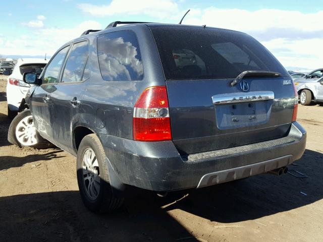 2HNYD18653H538399 - 2003 ACURA MDX TOURIN GRAY photo 3