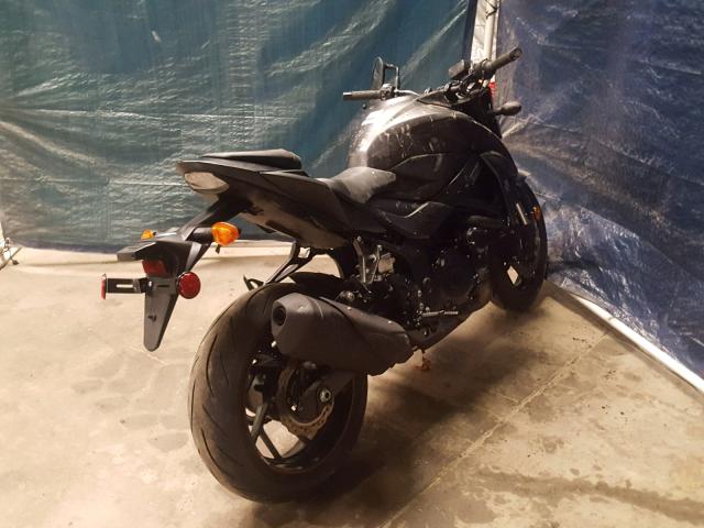 JS1C533DXJ2100394 - 2018 SUZUKI GSX-S750 BLACK photo 4