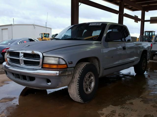 1B7GL23Y3VS202846 - 1997 DODGE DAKOTA SILVER photo 2