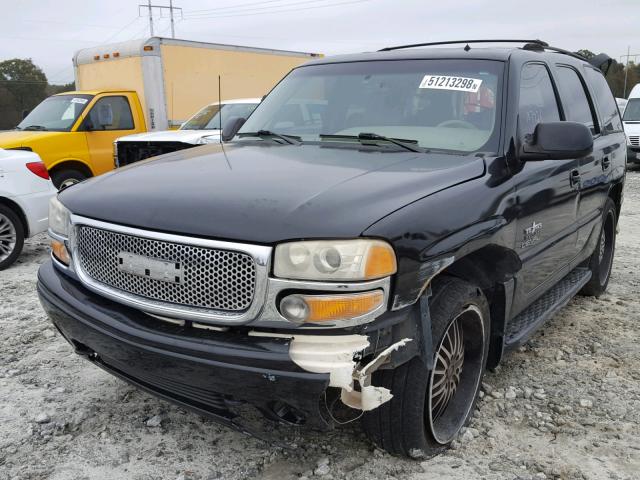 1GKEK63UX2J185158 - 2002 GMC DENALI BLACK photo 2