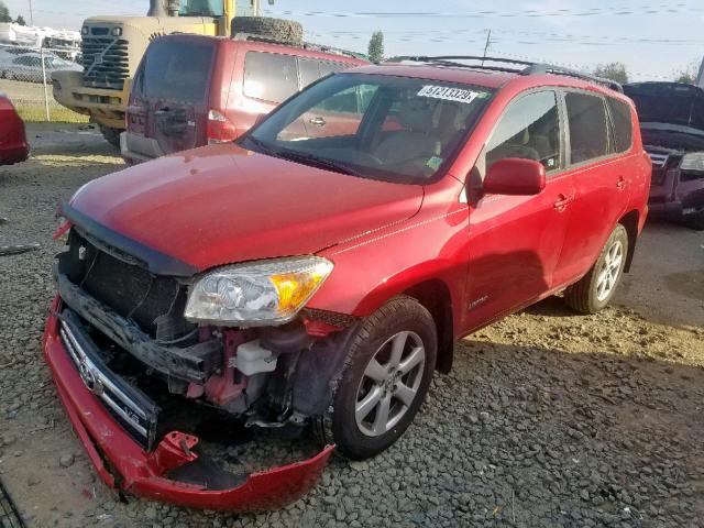 JTMBK31V875031914 - 2007 TOYOTA RAV4 LIMIT RED photo 2