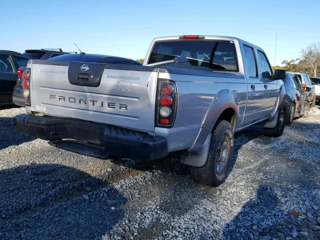 1N6ED29X43C410595 - 2003 NISSAN FRONTIER C SILVER photo 4