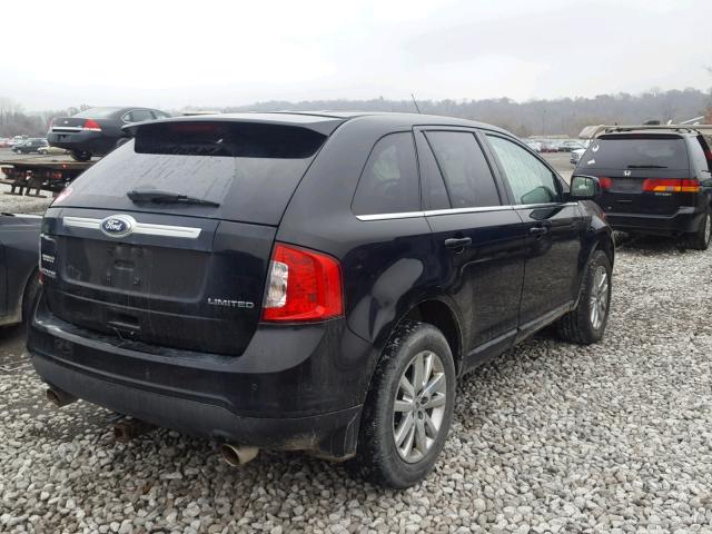 2FMDK3KC9BBA76785 - 2011 FORD EDGE LIMIT BLACK photo 4