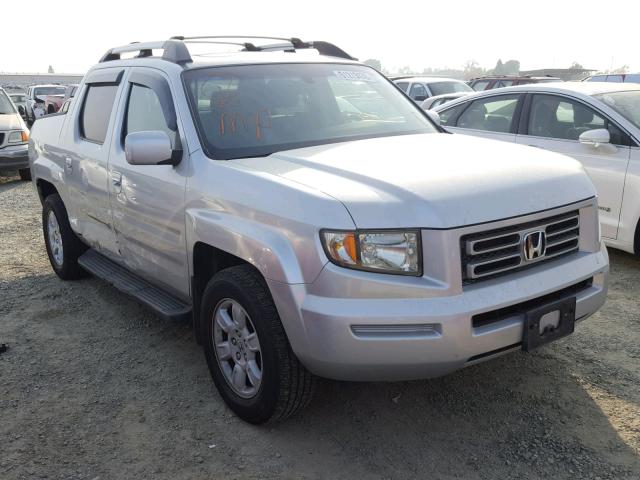 2HJYK16537H543477 - 2007 HONDA RIDGELINE SILVER photo 1