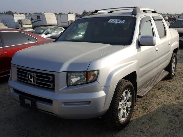 2HJYK16537H543477 - 2007 HONDA RIDGELINE SILVER photo 2