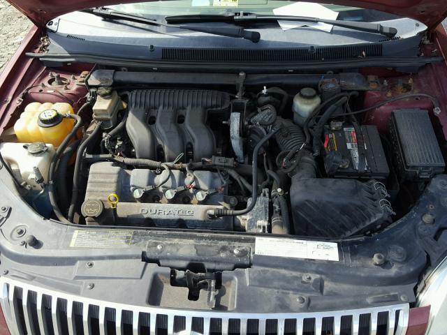 1MEFM40165G608388 - 2005 MERCURY MONTEGO LU MAROON photo 7