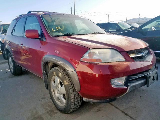 2HNYD18293H501014 - 2003 ACURA MDX RED photo 1