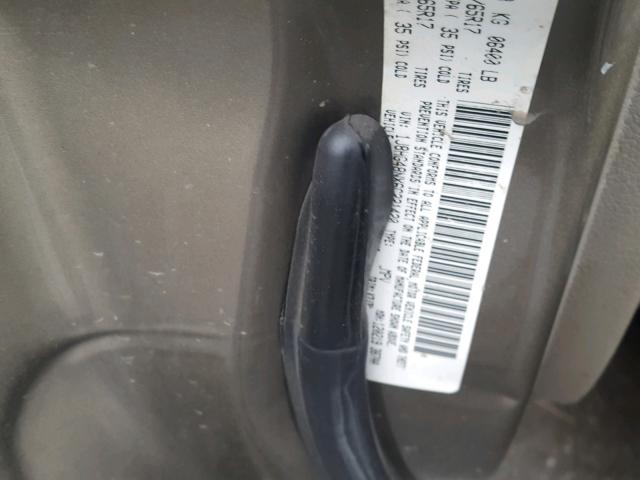 1J8HG48NX6C221420 - 2006 JEEP COMMANDER TAN photo 10