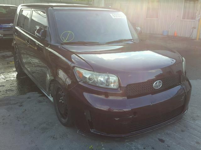 JTLKE50EX81038932 - 2008 TOYOTA SCION XB 勃艮第红 照片 1