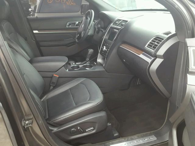 1FM5K8F80HGC69920 - 2017 FORD EXPLORER L GRAY photo 5