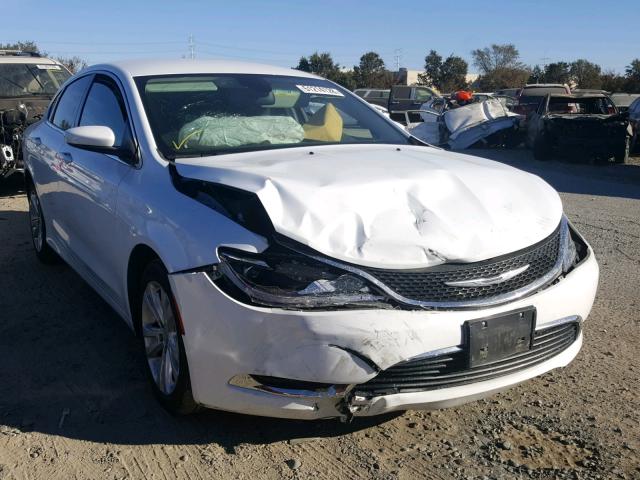 1C3CCCAB5FN576219 - 2015 CHRYSLER 200 LIMITE WHITE photo 1