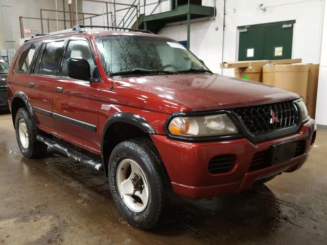 JA4MT31H0YP029283 - 2000 MITSUBISHI MONTERO SP BURGUNDY photo 1