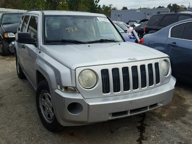 1J8FT28W58D707761 - 2008 JEEP PATRIOT SP SILVER photo 1