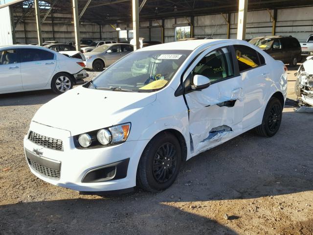 1G1JA5SH3F4161101 - 2015 CHEVROLET SONIC LS 白色 照片 2