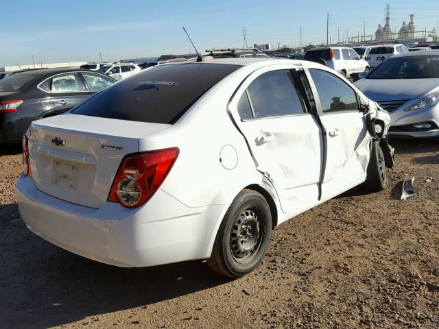 1G1JA5SH3F4161101 - 2015 CHEVROLET SONIC LS 白色 照片 4