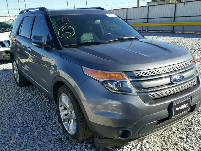 1FM5K7F89DGC69323 - 2013 FORD EXPLORER L GRAY photo 1