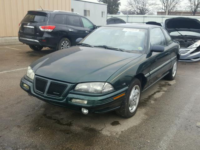 1G2NE15M3SM562435 - 1995 PONTIAC GRAND AM S GREEN photo 2