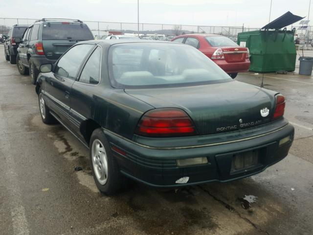 1G2NE15M3SM562435 - 1995 PONTIAC GRAND AM S GREEN photo 3